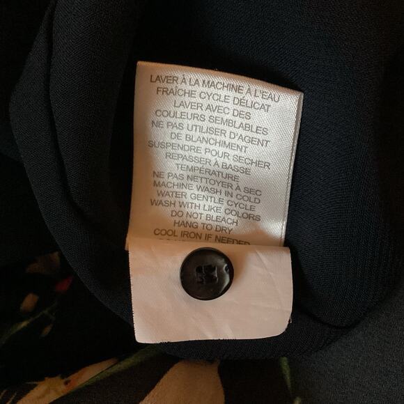 Black Floral Romper Size 6, Sleeveless Pockets Lightweight Festival Boho Summer - Picture 6 of 6